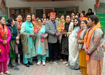 कांग्रेस सरकार झूठ, भ्रम और धोखे की राजनीति कर रही है — डॉ. राजीव बिंदल