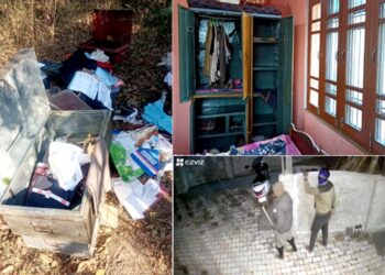 एक साथ 4 घरों में सेंधमारी…कमरों में कैद किया परिवार; CCTV फुटेज देख लाेगाें के उड़े हाेश