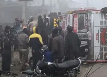 BREAKING : ट्रक ने सगे भाई-बहन को कुचला, 5 और 7 साल थी उम्र- ड्राइवर फरार