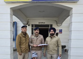 पुलिस थाना पांवटा साहिब में चिट्टा/समैक का मामला दर्ज