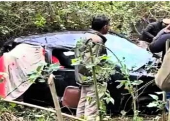 सड़क हादसे में बीजेपी नेता और उनकी पत्नी की मौत, एक की हालत गंभीर