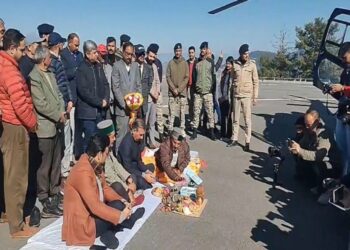 संजौली हेलीपोर्ट से शुरू हुई हेली-टैक्सी: सीएम सुक्खू ने दिखाई हरी झंडी, जानें शेड्यूल