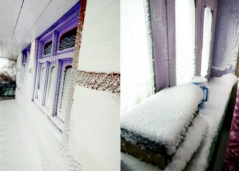 बर्फीले तूफान ने मचाई तबाही, कई घरों की छतें उड़ीं…17 घंटे रहा ब्लैकआऊट