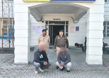 पांवटा साहिब : नगर पालिका का सरकारी पार्क तोड़फोड़ मामले में दो आरोपी गिरफ्तार