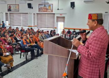 पंडित दीनदयाल उपाध्याय महा-प्रशिक्षण अभियान से भाजपा संगठन होगा और मजबूत — कार्यकर्ता प्रशिक्षण से चुनावी तैयारी तेज” : बिंदल