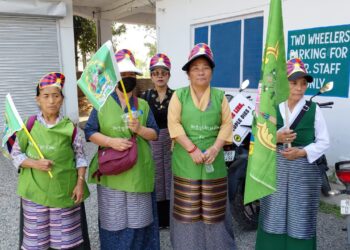 Poanta sahib: पुरुवाला के क्षेत्रीय तिब्बती महिला संघ ने बद्रीपुर, वाई-पॉइंट और मुख्य बाजार होते हुए एसडीएम कार्यालय तक निकली एक शांतिपूर्ण विरोध रैली