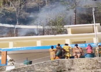 Solan: जंगल की आग स्कूल तक पहुंची, धुएं से 2 बच्चे बेहोश