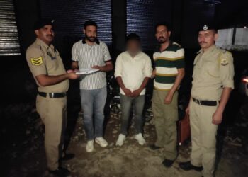 पाँवटा साहिब में एक व्यक्ति से 11.16 ग्राम चिट्टा/स्मैक बरामद