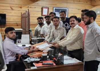 पांवटा साहिब में वार्ड 10 से अमित कुमार ने किया नामांकन