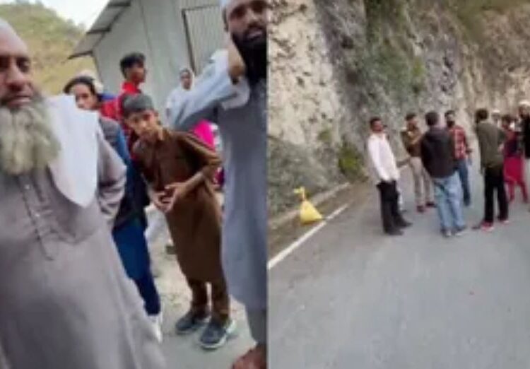 शिमला में सड़क पर नमाज पढ़ने को लेकर हंगामा, स्थानीय लोगों ने रोका और लगवाए ‘भारत माता की जय’ के नारे