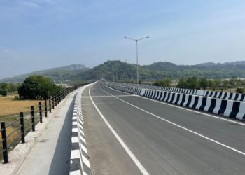 पांवटा साहिब बाईपास में यमुना नदी पर बना 1175 मीटर लंबा फोरलेन पुल वाहनों के लिए खुला