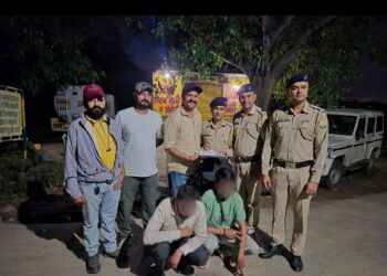 जिला सिरमौर डिटेक्शन सेल नाहन की बड़ी कार्रवाई, उज्जल माजरी बैरियर के पास दो व्यक्तियों से 20.14 ग्राम हेरोइन/चिट्टा बरामद