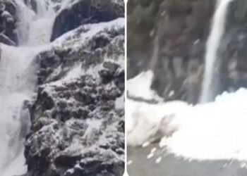 हिमाचल के चंबा में टूटा ग्लेशियर, बाल-बाल बचे कर्मचारी