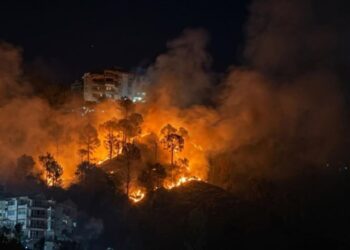 Solan: कसौली के जंगलों में भड़की आग, एयरफोर्स स्टेशन तक पहुंची लपटें, सेना के हेलीकॉप्टर ने आग पर पाया काबू