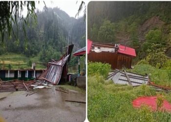कुदरत का कहर : आंधी-तूफान ने मचाई तबाही…2 लोगों की मौत, घरों की छतें उड़ीं