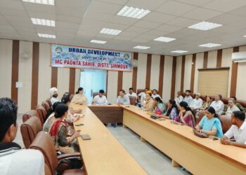 पांवटा साहिब: नगर परिषद के नए पार्षदों ने ली शपथ, एसडीएम द्विज गोयल ने दिलाई शपथ
