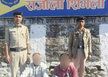 हिमाचल की राजधानी शिमला में हिंदू संघर्ष समिति के नेता मदन ठाकुर और विजय शर्मा गिरफ्तार..