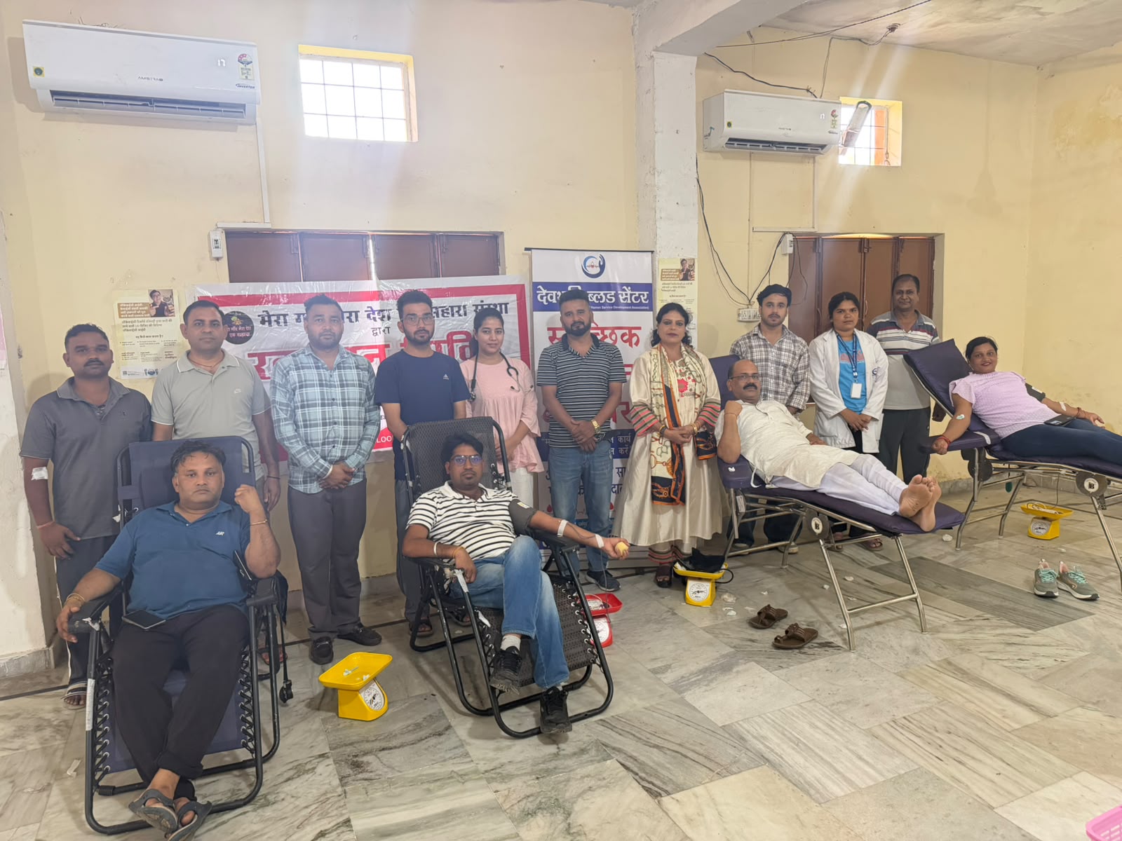 कारगिल विजय दिवस पर माजरा में विशाल स्वैच्छिक रक्तदान शिविर आयोजित, लगभग 50 रक्तदाताओं ने किया रक्तदान