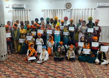 Paonta Sahib: गुरुद्वारा नानक दरबार बद्रीपुर में समर गुरमत ट्रेनिंग कैंप का समापन