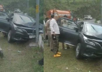 नाहन में भीषण सड़क हादसा: तेज रफ्तार निजी कार ने सड़क किनारे बैठी महिला को कुचला
