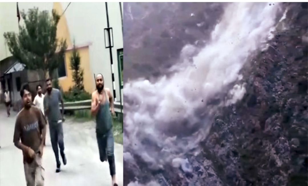 चम्बा में कुदरत का कहर: पहाड़ी से अचानक होने लगी पत्थरों की बारिश, 25 कर्मचारियों ने भागकर बचाई जान