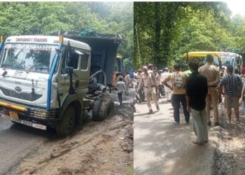 नाहन-पांवटा साहिब NH पर जाम लगाने वाले ट्राला चालक पर केस, 22 हजार का काटा चालान, सुबह तीन घंटे थमा था ट्रैफिक