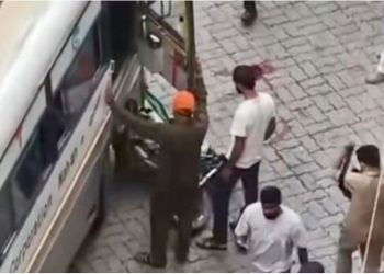 नाहन में HRTC की बस से टकराई बाइक, युवक की मौके पर गई जान; दूसरा गंभीर, हादसा CCTV में कैद