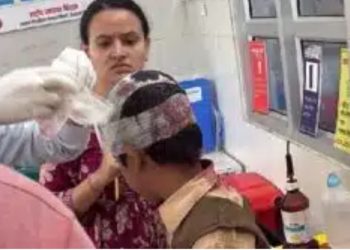 संगड़ाह: लगनू प्राइमरी स्कूल में छत का प्लास्टर गिरने से चौथी कक्षा की छात्रा घायल; नाहन मेडिकल कॉलेज रेफर