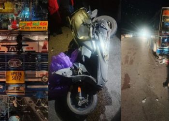 हिमाचल में बस और स्कूटी में टक्कर, युवक और युवती की मौत, मनाली जा रहे थे दोनों