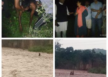 नाहन के बर्मा पापड़ी की रूण नदी में फंसे बुजुर्ग का सेना के हेलिकॉप्टर से रेस्क्यू , दूसरे व्यक्ति को एनडीआरएफ व होम गार्ड जवानों ने बचाया