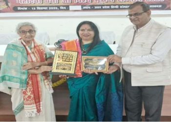 Shimla: पूजा सूद को लखनऊ में मिला प्रतिष्ठित महादेवी वर्मा विश्व भूषण सम्मान
