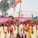आदर्श राम जन कल्याण समिति द्वारा झंडारोहण शोभायात्रा संपन्न