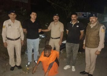 पुलिस थाना पांवटा साहिब में 04.08 ग्राम चिट्टा/स्मैक सहित
